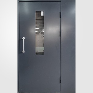 Metalinės durys DSA3 su stiklu Nr. 26.2280