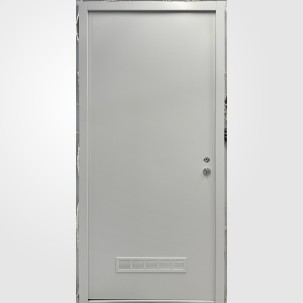 Metalinės durys DSA Light su grotelėmis Nr. 26.4485