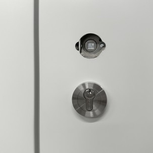 Metalinės durys DSA Light su grotelėmis Nr. 26.4485