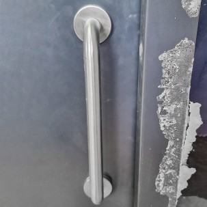 Metalinės durys DSA3 su stiklu Nr. 26.2272