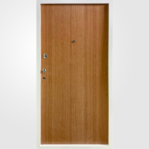 Vienvėrės buto durys, OMEGA Šviesaus ąžuolo spalvos, 1010x2100 mm, kairė