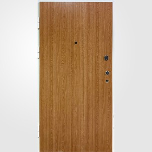 Vienvėrės buto durys, OMEGA Šviesaus ąžuolo spalvos, 1010x2100 mm, kairė