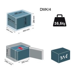 Šarvo seifas, TECHNOFORT DMK/4