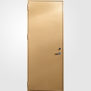 Metalinės durys, 880x2190, dažytos RAL 1011, karinės
