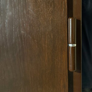 Lauko durys DELTA, ąžuolo faneruotės su stiklais ir praplatinimu
